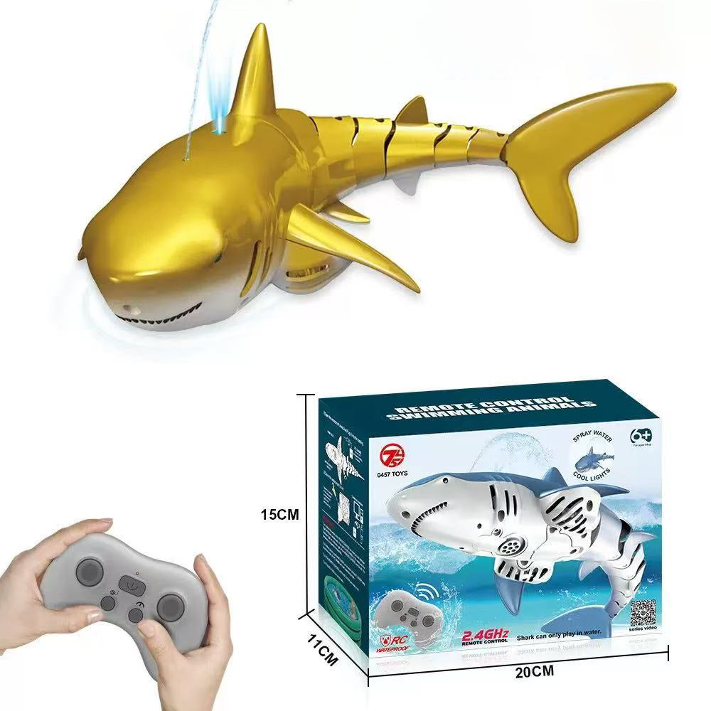 RC Shark Water Toy with Spray & Remote Control