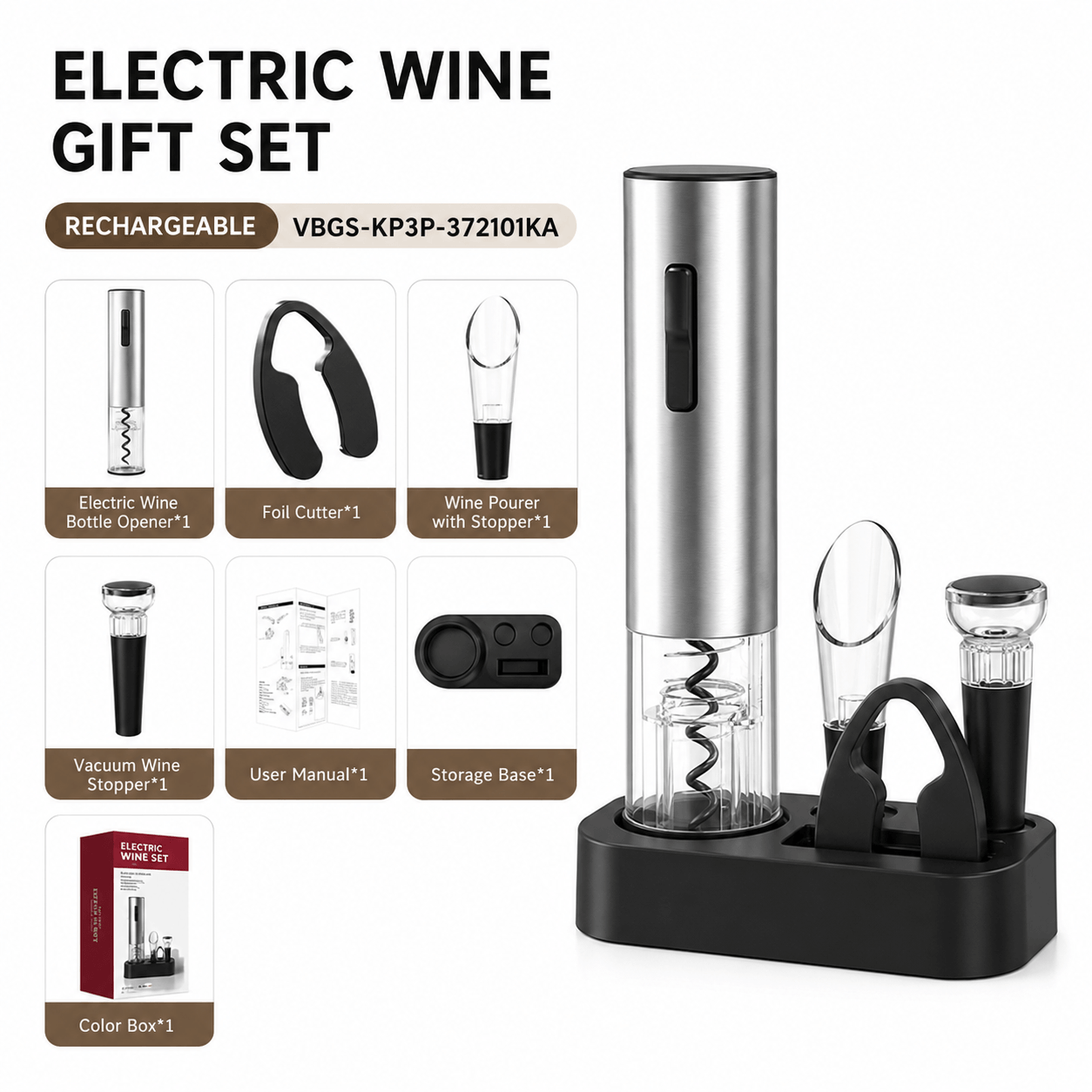 Rechargeable Electric Wine Opener