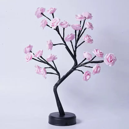 Rose Tree Night Light – USB LED Decorative Lamp