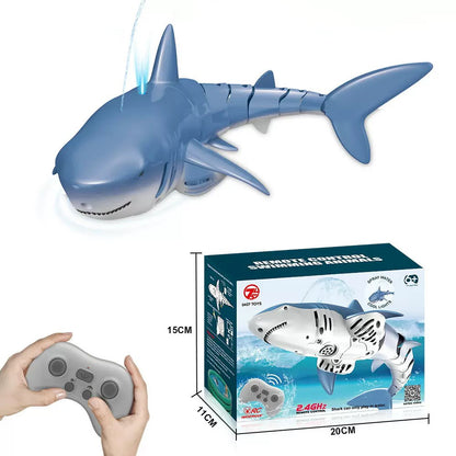 RC Shark Water Toy with Spray & Remote Control
