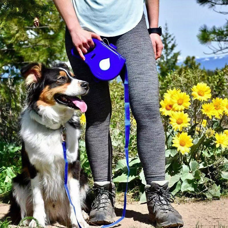 5-in-1 Retractable Dog Leash Bottle