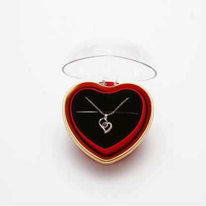 Mother’s Day Gift – “I Love You” 100 Languages Projection Necklace