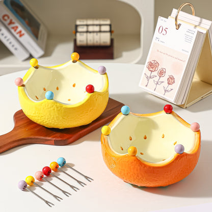 Juicy Crown · Fruit Bowl & Pick Set