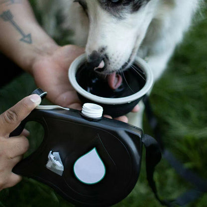 5-in-1 Retractable Dog Leash Bottle