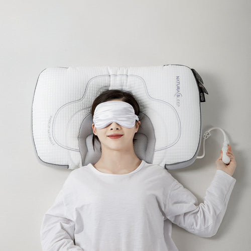 Adjustable Airbag Neck Support Pillow – Ergonomic Cooling Sleep Pillow