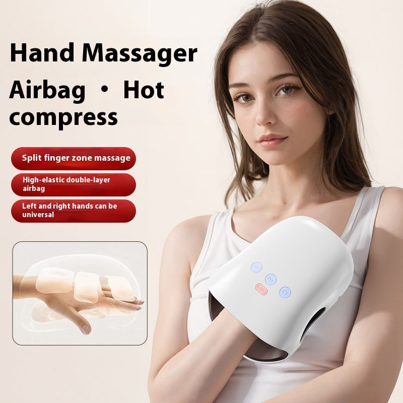Electric Hand Massager with Heat & Air Compression – 3 Modes Pain Relief Device