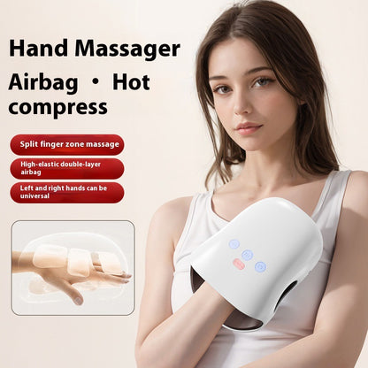 Electric Hand Massager with Heat & Air Compression – 3 Modes Pain Relief Device