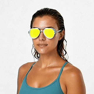 2-in-1 Retro Swim Goggles & Sunglasses