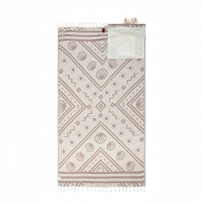 2-in-1 Convertible Beach Towel Backpack