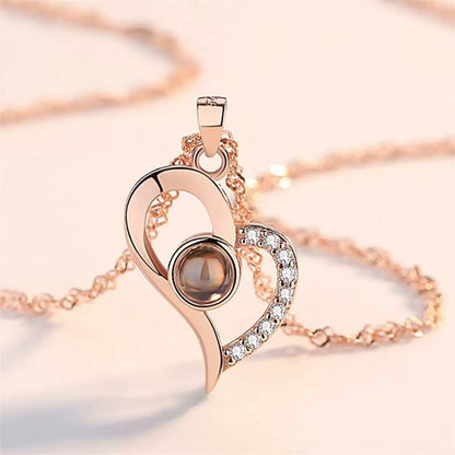Mother’s Day Gift – “I Love You” 100 Languages Projection Necklace