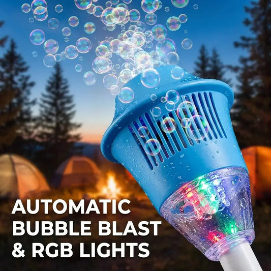 Automatic Bubble Maker with Lights for Kids