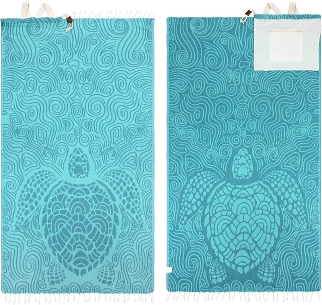 2-in-1 Convertible Beach Towel Backpack