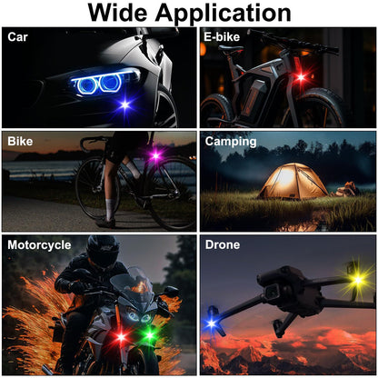 Wireless RGB LED Strobe Light