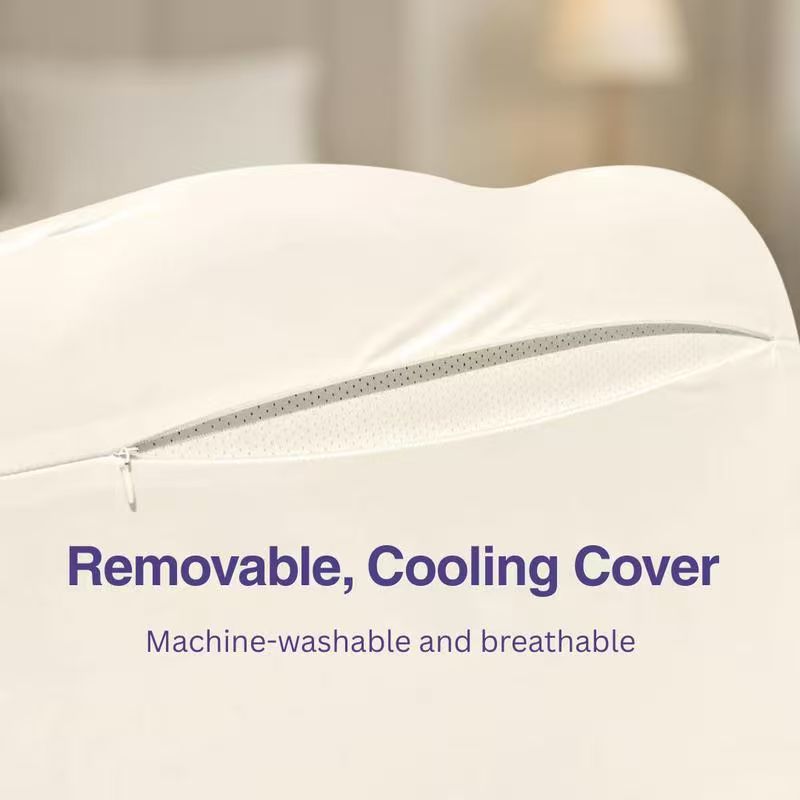 Ergonomic Memory Foam Pillow – Neck Pain Relief & Cooling Sleep