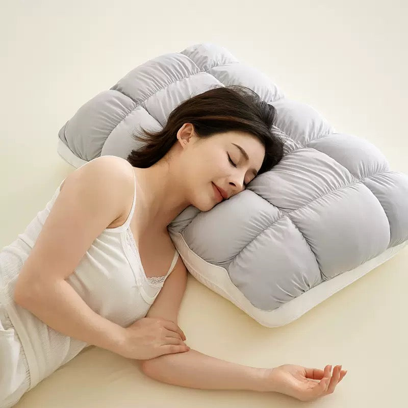 Ultra Fluffy Cooling Pillow – Dual-Layer Cloud Comfort