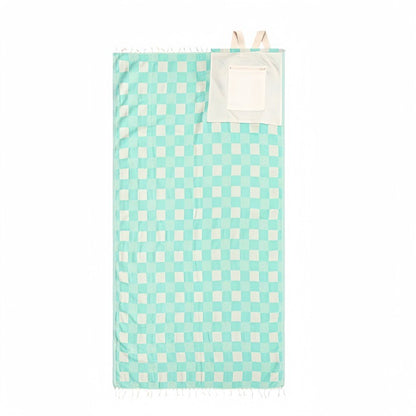 2-in-1 Convertible Beach Towel Backpack