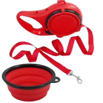 5-in-1 Retractable Dog Leash Bottle