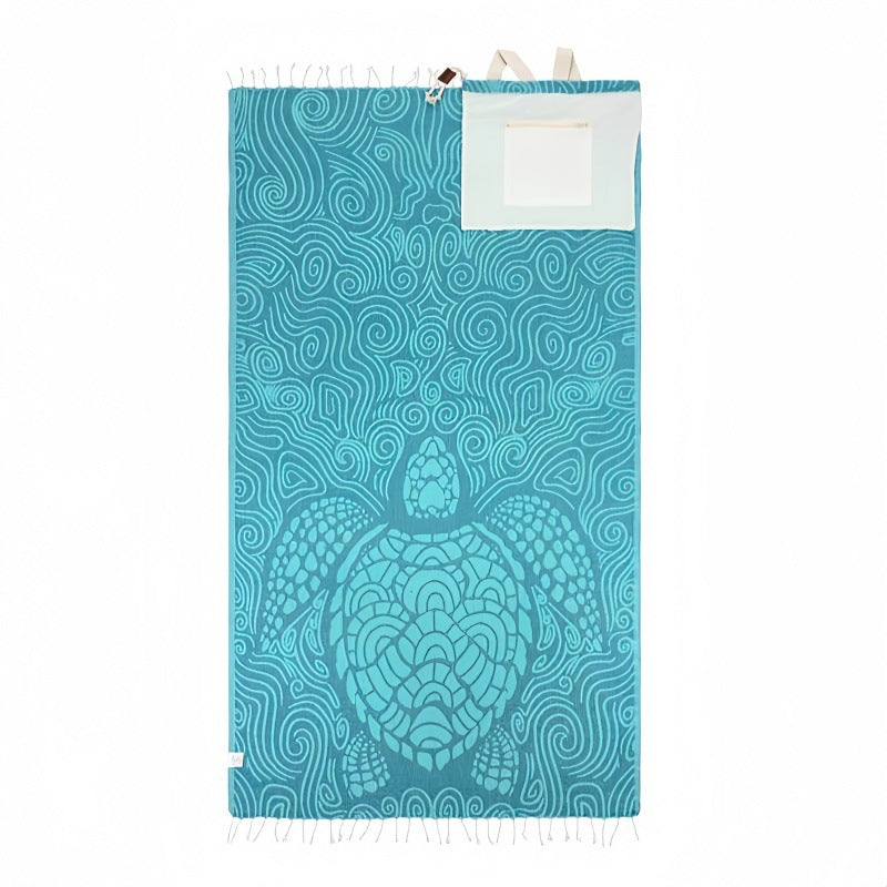 2-in-1 Convertible Beach Towel Backpack