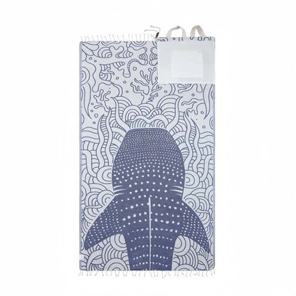 2-in-1 Convertible Beach Towel Backpack