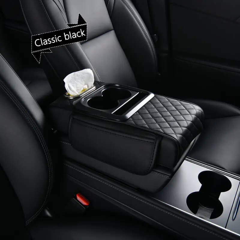 4-in-1 Car Armrest Organizer – Storage & Comfort Upgrade