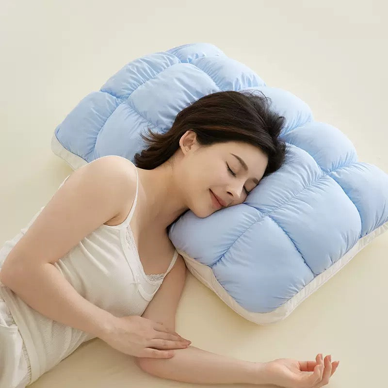 Ultra Fluffy Cooling Pillow – Dual-Layer Cloud Comfort
