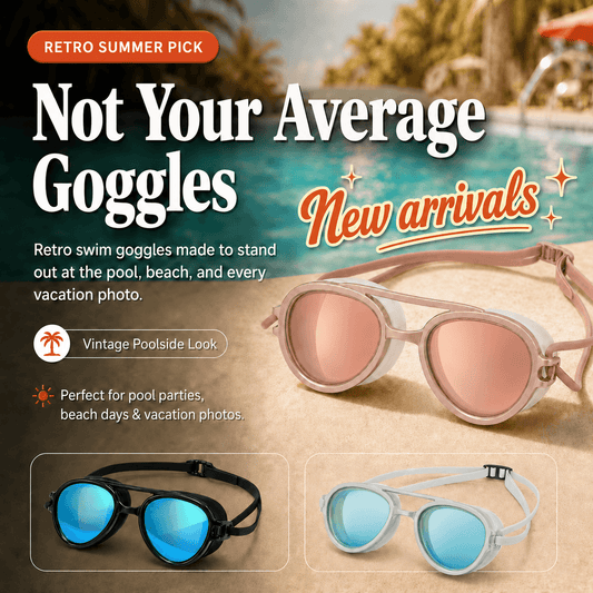 2-in-1 Waterproof Swim Goggles & Sunglasses