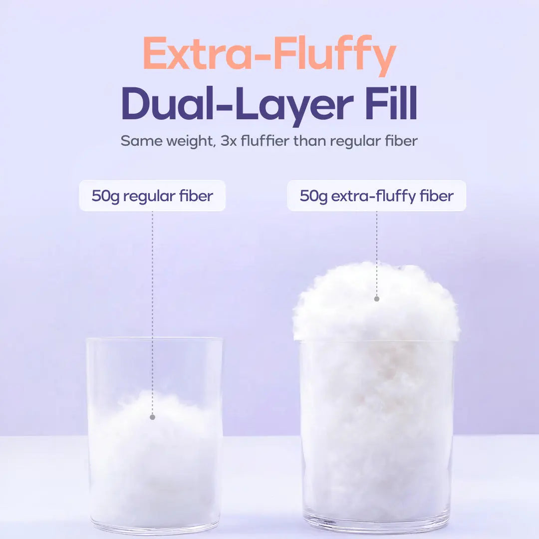 Ultra Fluffy Cooling Pillow – Dual-Layer Cloud Comfort