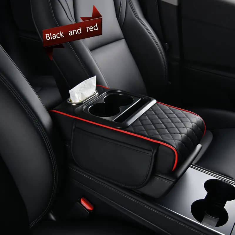 4-in-1 Car Armrest Organizer – Storage & Comfort Upgrade