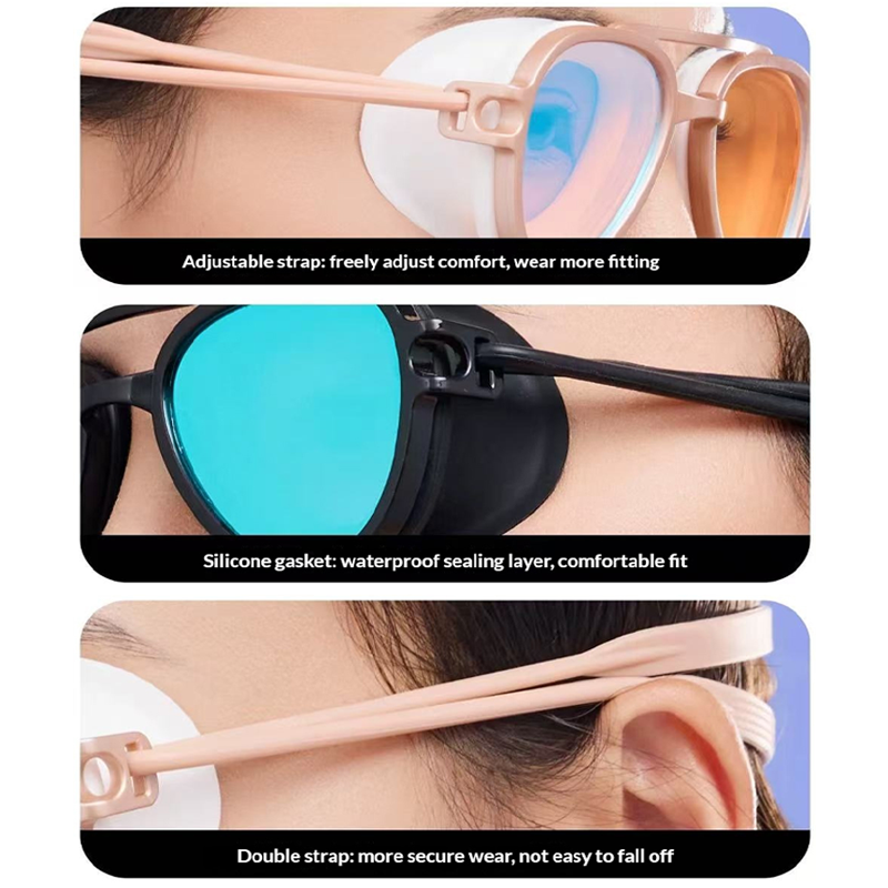 2-in-1 Waterproof Swim Goggles & Sunglasses