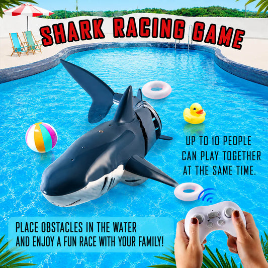 RC Shark Water Toy with Spray & Remote Control