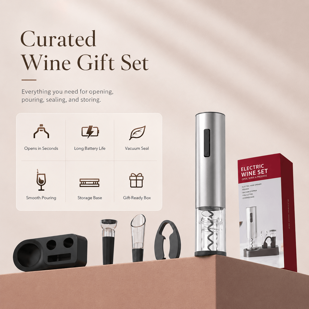Rechargeable Electric Wine Opener