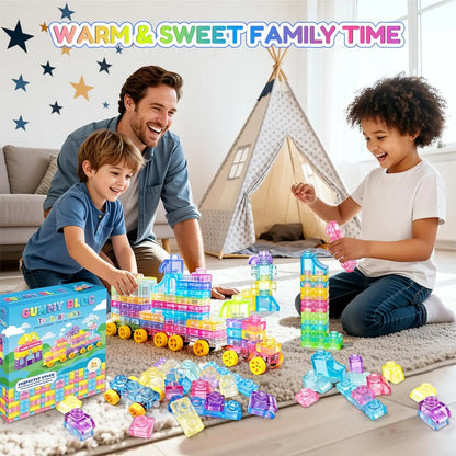 Soft Sensory Building Blocks for Kids – Squishy STEM Toy Set (3+)