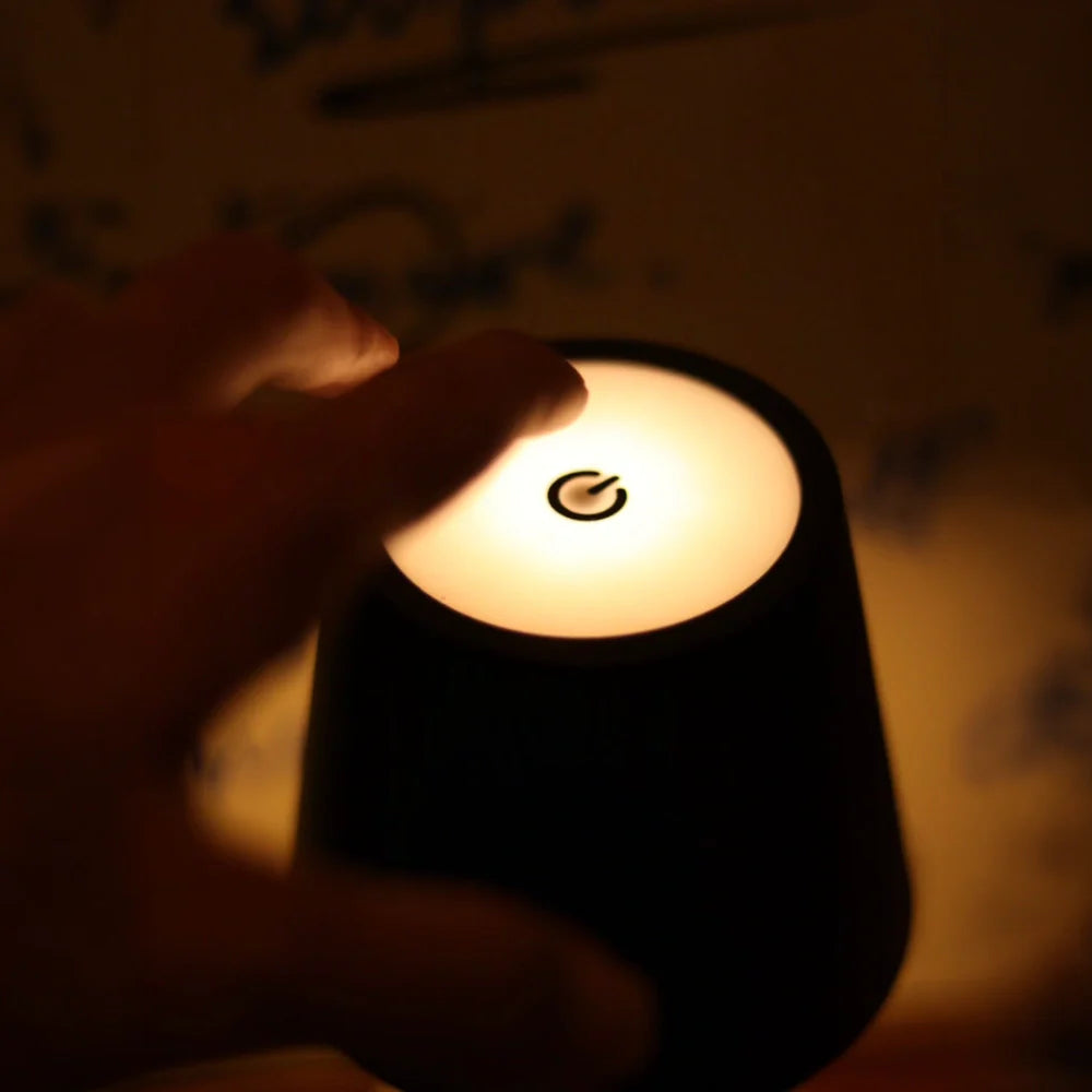 Rechargeable Wine Bottle Lamp – RGB Dimmable Table Light