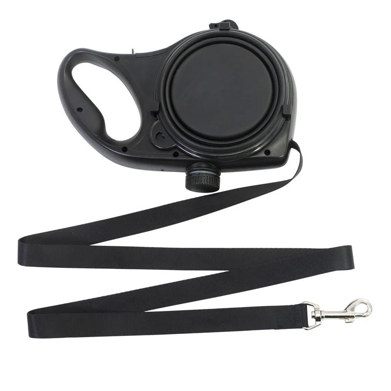 5-in-1 Retractable Dog Leash Bottle