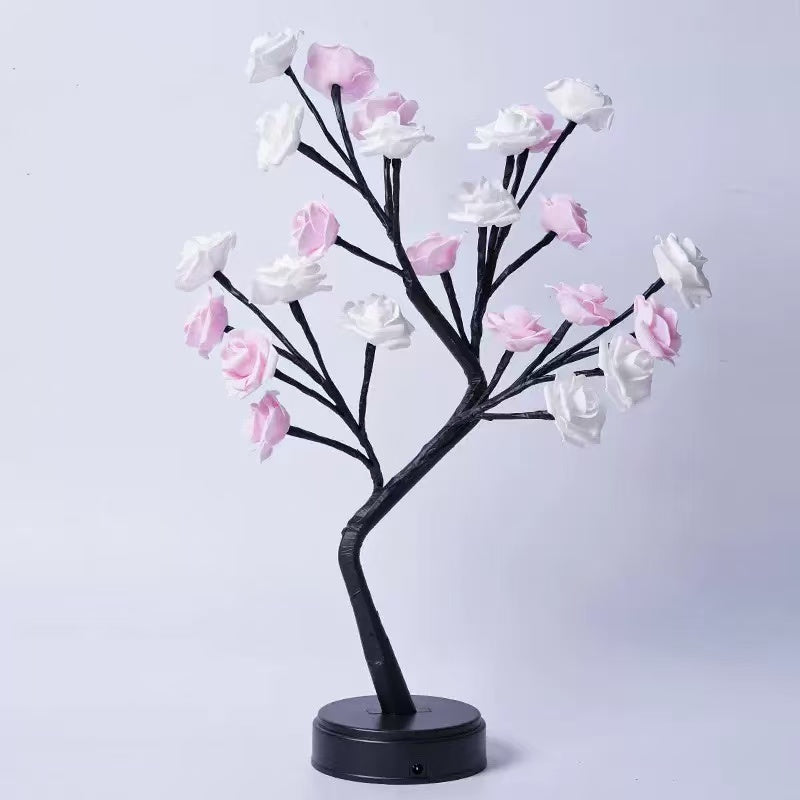 Rose Tree Night Light – USB LED Decorative Lamp