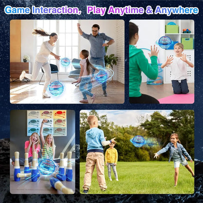 Flying Orb Ball Boomerang Toy – Hand Controlled LED Hover Spinner