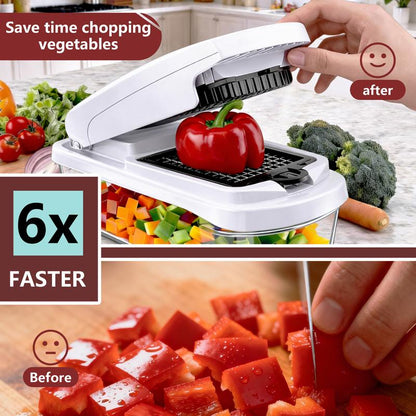 8-in-1 Multifunctional Vegetable Chopper & Slicer