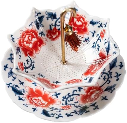 Elegant Ceramic Umbrella Tea Strainer
