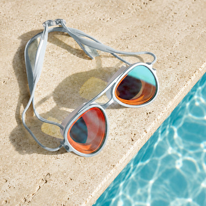 2-in-1 Retro Swim Goggles & Sunglasses