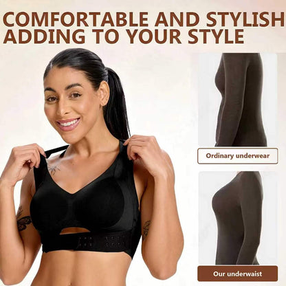 Wireless Posture Support Bra – Front Closure Lift & Shape
