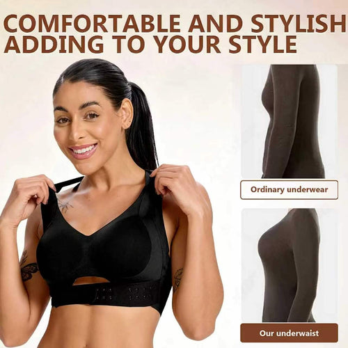 Wireless Posture Support Bra – Front Closure Lift & Shape