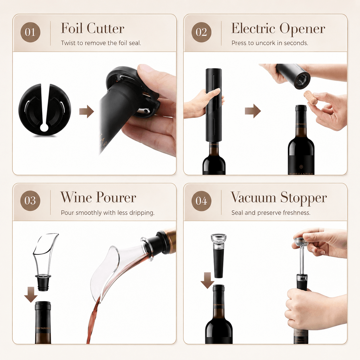 Rechargeable Electric Wine Opener