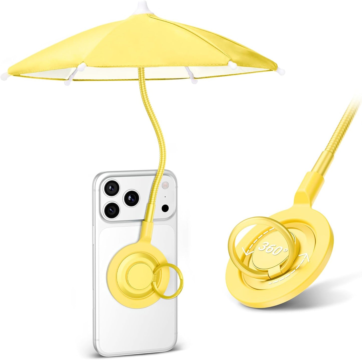 Magnetic Phone Sun Shade Umbrella – Adjustable Anti-Glare Screen Shield
