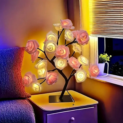 Rose Tree Night Light – USB LED Decorative Lamp