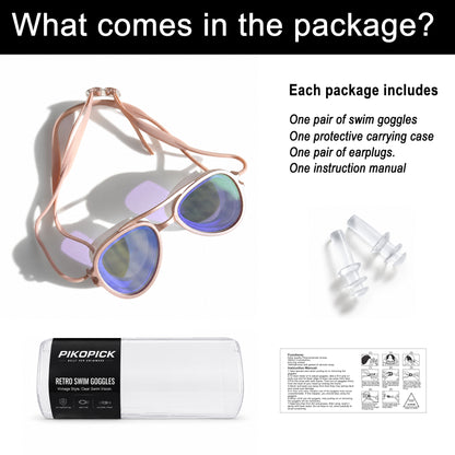 2-in-1 Retro Swim Goggles & Sunglasses