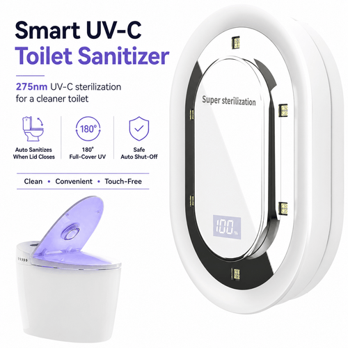 Smart UV Toilet Sanitizer Lamp