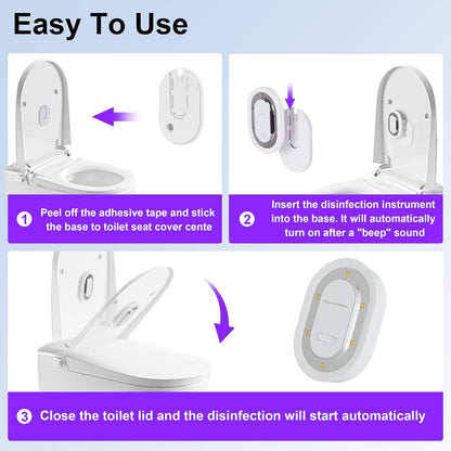 Smart UV Toilet Sanitizer Lamp
