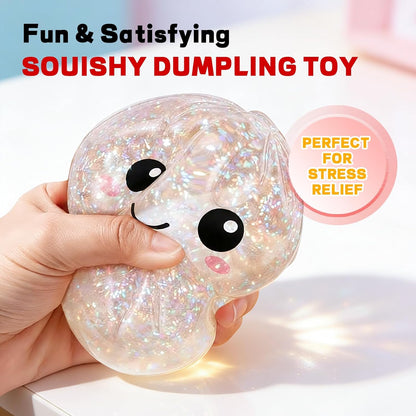 Dumpling Squishy Mystery Box – Cute Stress Relief Blind Box Toy