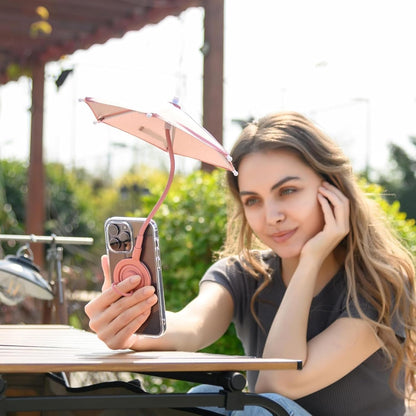 Magnetic Phone Sun Shade Umbrella – Adjustable Anti-Glare Screen Shield