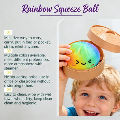 Dumpling Squishy Mystery Box – Cute Stress Relief Blind Box Toy